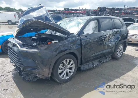 2025 Toyota Grand Highlander Hybrid Limited из США, поврежденный, VIN 5TDACAB55SS038480